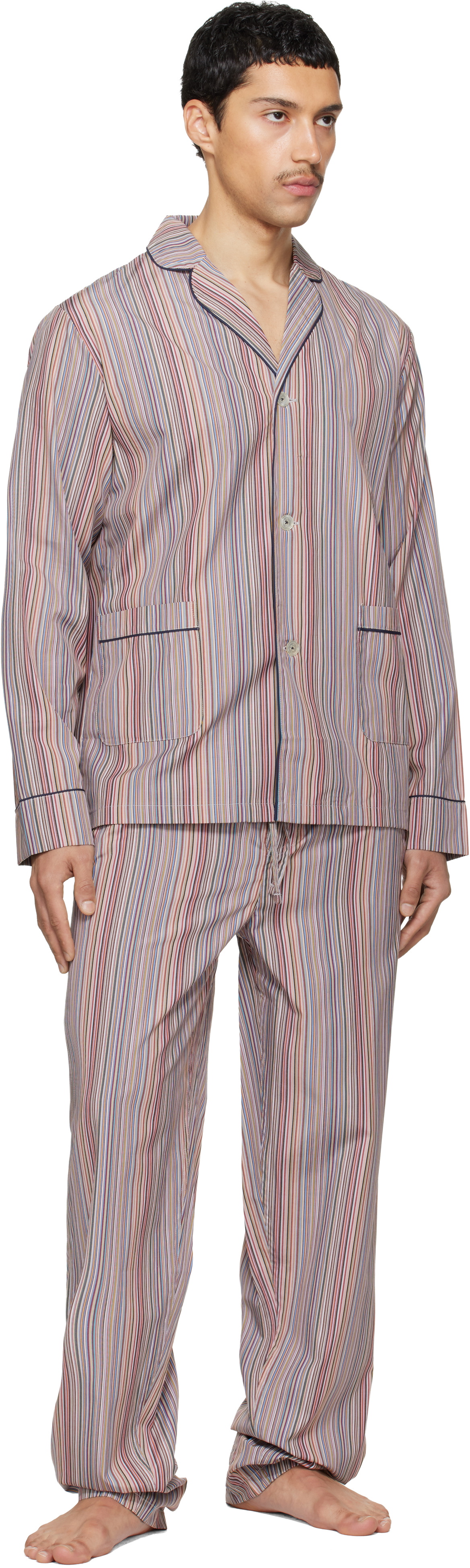 Paul Smith Multicolor 'Signature Stripe' Cotton Pyjama Set