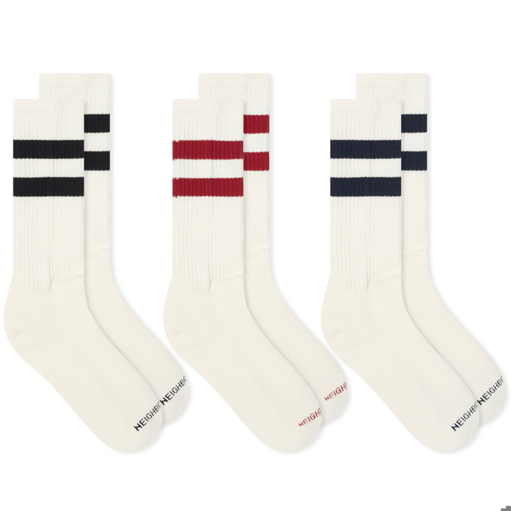 Photo: Neighborhood Men's Classic 3-Pack Socks in White 