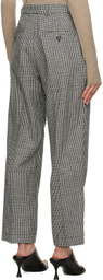 Manors Golf Black Houndstooth Trousers