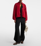 Loewe Amazona 180 Lion Intarsio Small tote bag