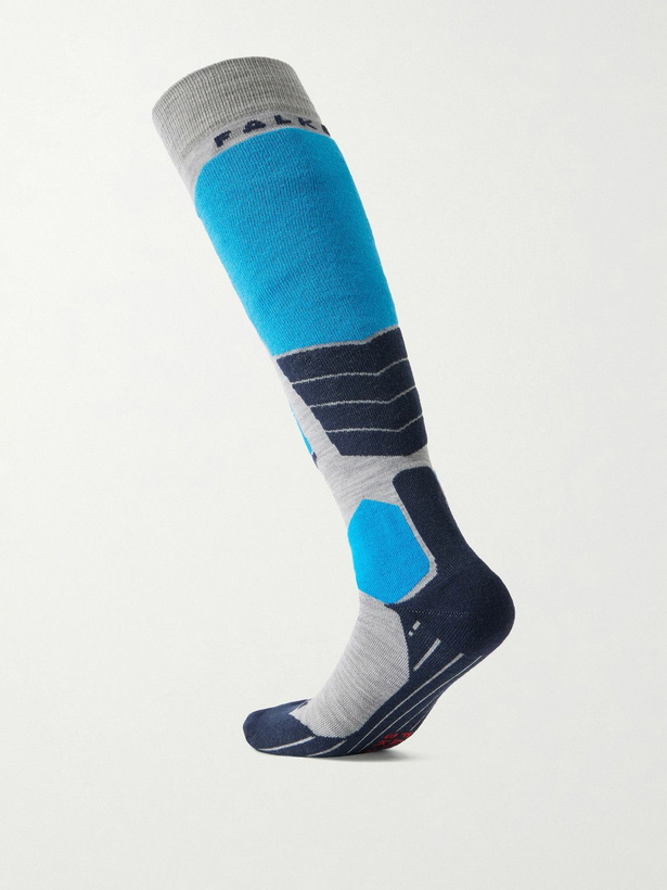 Photo: Falke - SK2 Intermediate Three-Pack Jacquard-Knit Ski Socks - Multi