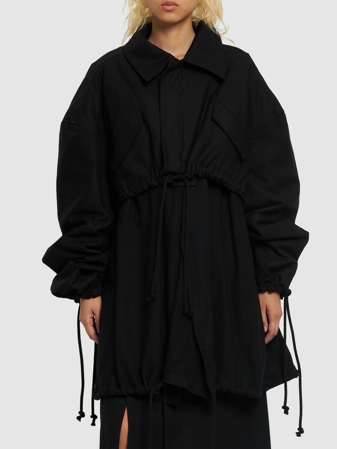 ヨウジヤマモト COTTON DRILL JACKET & PANTS ca5uv-m97453513613  