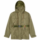 Moncler Grenoble Women's Nuvolau Short Parka Jacket in Green