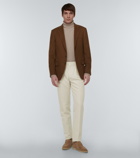 Loro Piana - Straight cotton and linen pants
