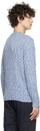Isaia Blue Cotton Sweater