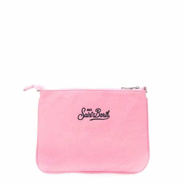 MC2 Saint Barth Parisienne Pink Beaded Pouch Bag
