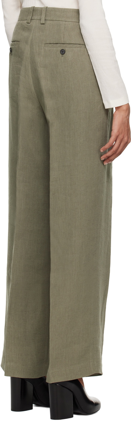 UMBER POSTPAST SSENSE Exclusive Khaki Trousers