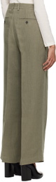 UMBER POSTPAST SSENSE Exclusive Khaki Trousers