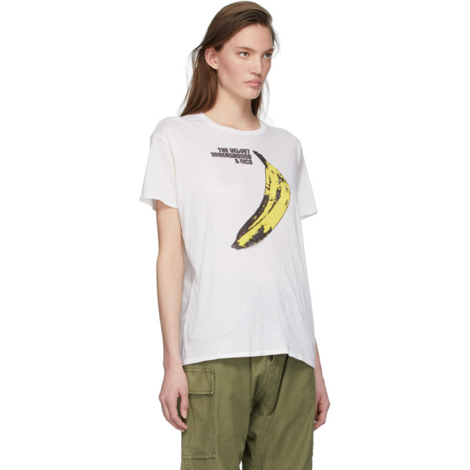 R13 White The Velvet Underground Edition Boy T Shirt R13