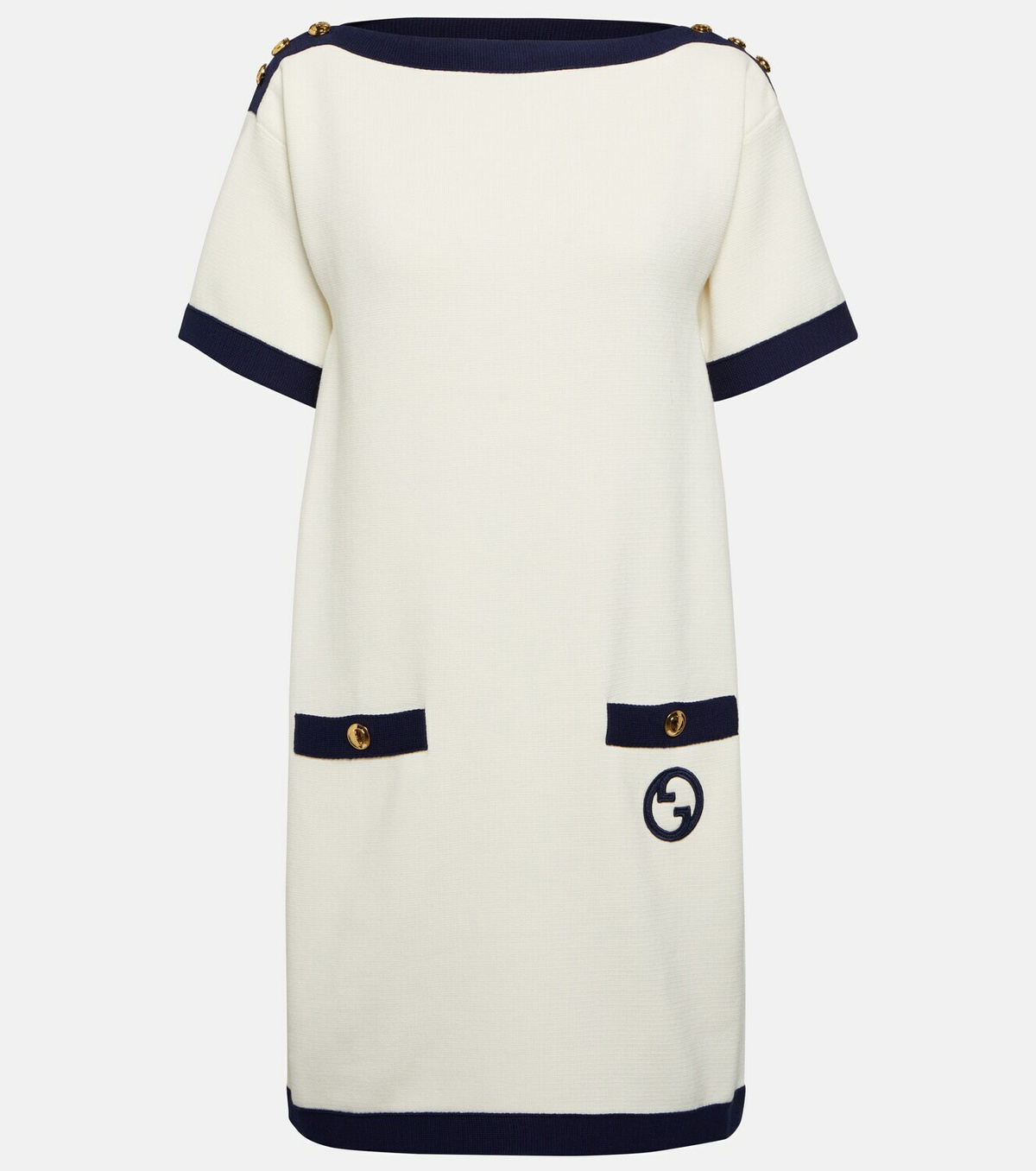knee length dresses for ladies 2006 Gucci Ruffled Silk Organza Mini Dress main image 0