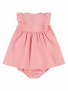 PETIT BATEAU Cotton Dress & Diaper Cover