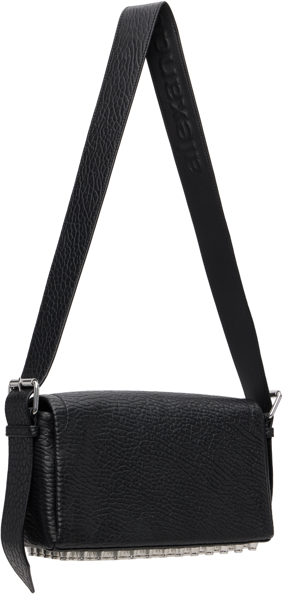 Alexander Wang Black Medium Ricco Flap Bag