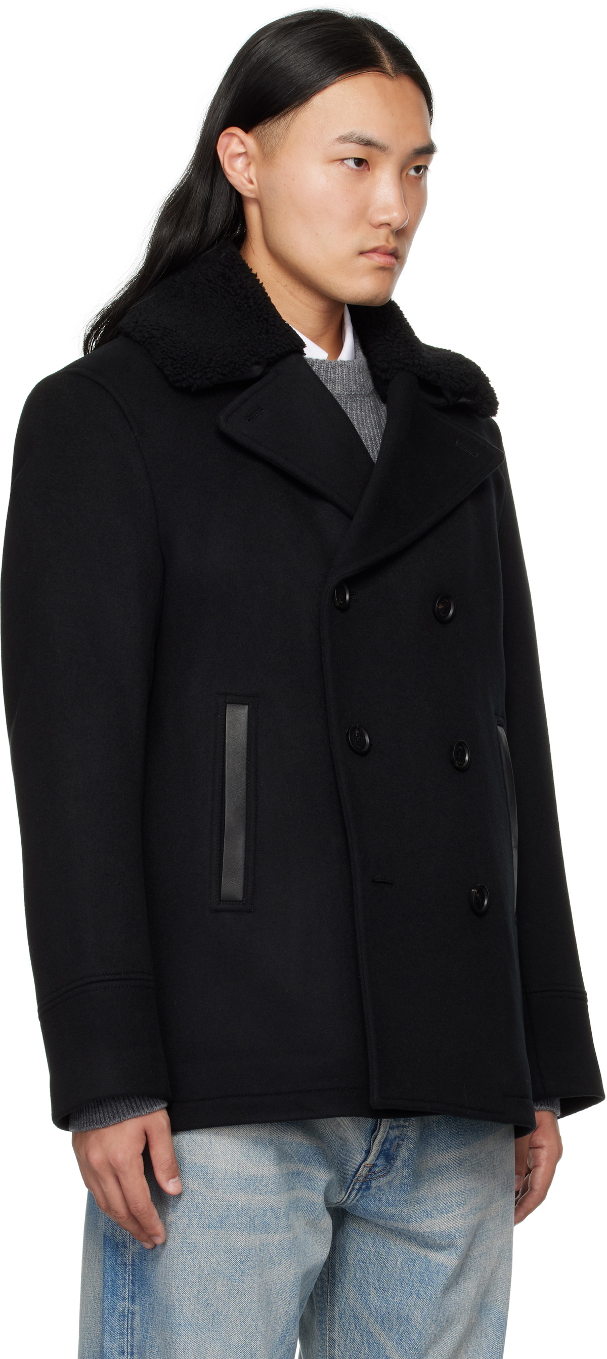 MACKAGE Black Cole Peacoat