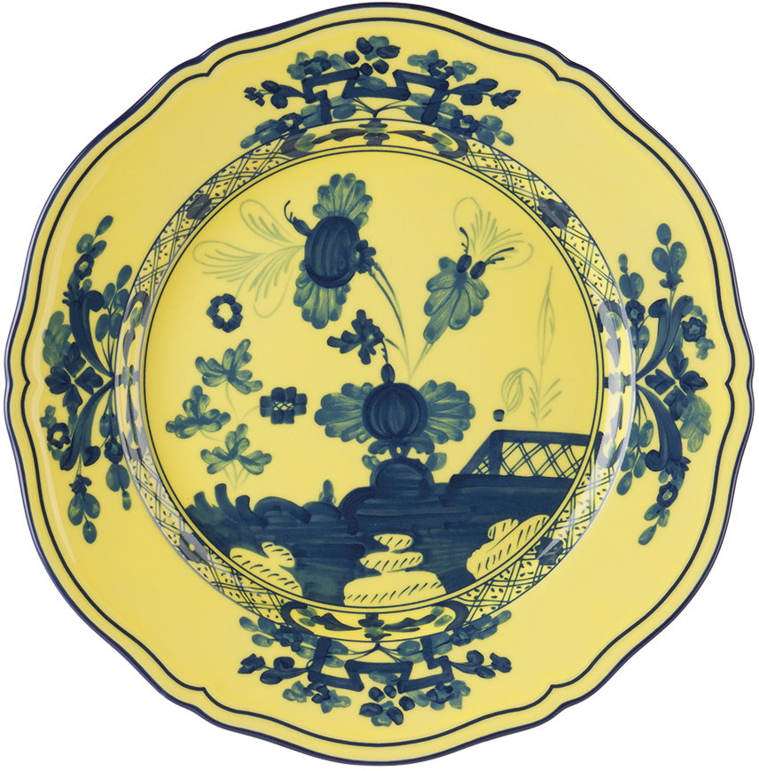 Ginori 1735 Yellow Oriente Italiano Dinner Plate