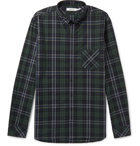 nonnative - Dweller Button-Down Collar Checked Cotton-Flannel Shirt - Green
