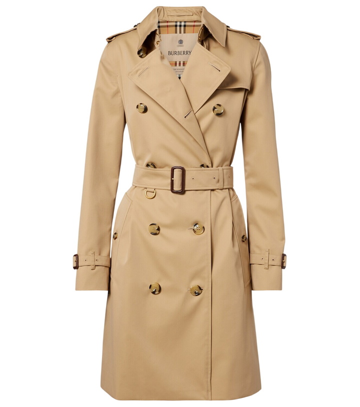 Photo: Burberry Kensington cotton trench coat