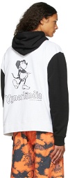 Vyner Articles Black & White Graphic Hoodie