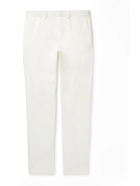 Caruso - Cotton-Twill Trousers - White
