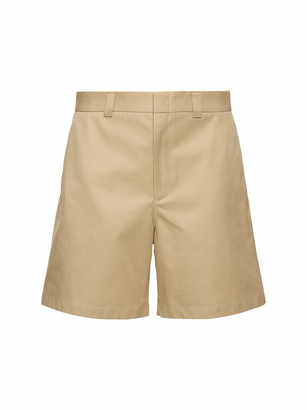 Photo: GUCCI Compact Cotton Twill Shorts