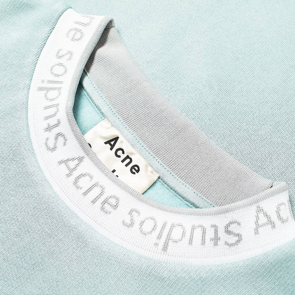 Acne Studios Fulton Logo Rib Crew Sweat