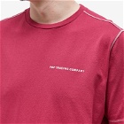 Pop Trading Company Men's Back Logo T-Shirt in Raspberry