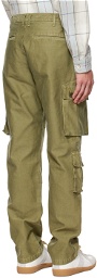 John Elliott Khaki Cotton Cargo Pants