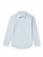 NN07 - Freddy 5973 Striped Cotton-Poplin Shirt - Blue