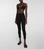 Khaite - Merry logo jersey leggings