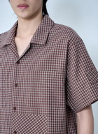 Story mfg. Checkered Short Sleeve Shirt