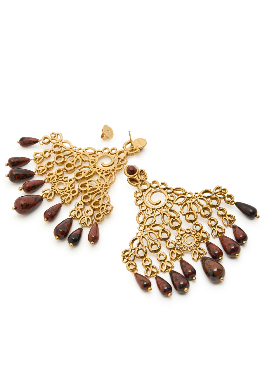 Zimmermann Maisie Chandeliers 14kt Gold-plated Drop Earrings - One Size