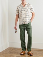 Orlebar Brown - Griffon Slim-Fit Linen-Twill Trousers - Green