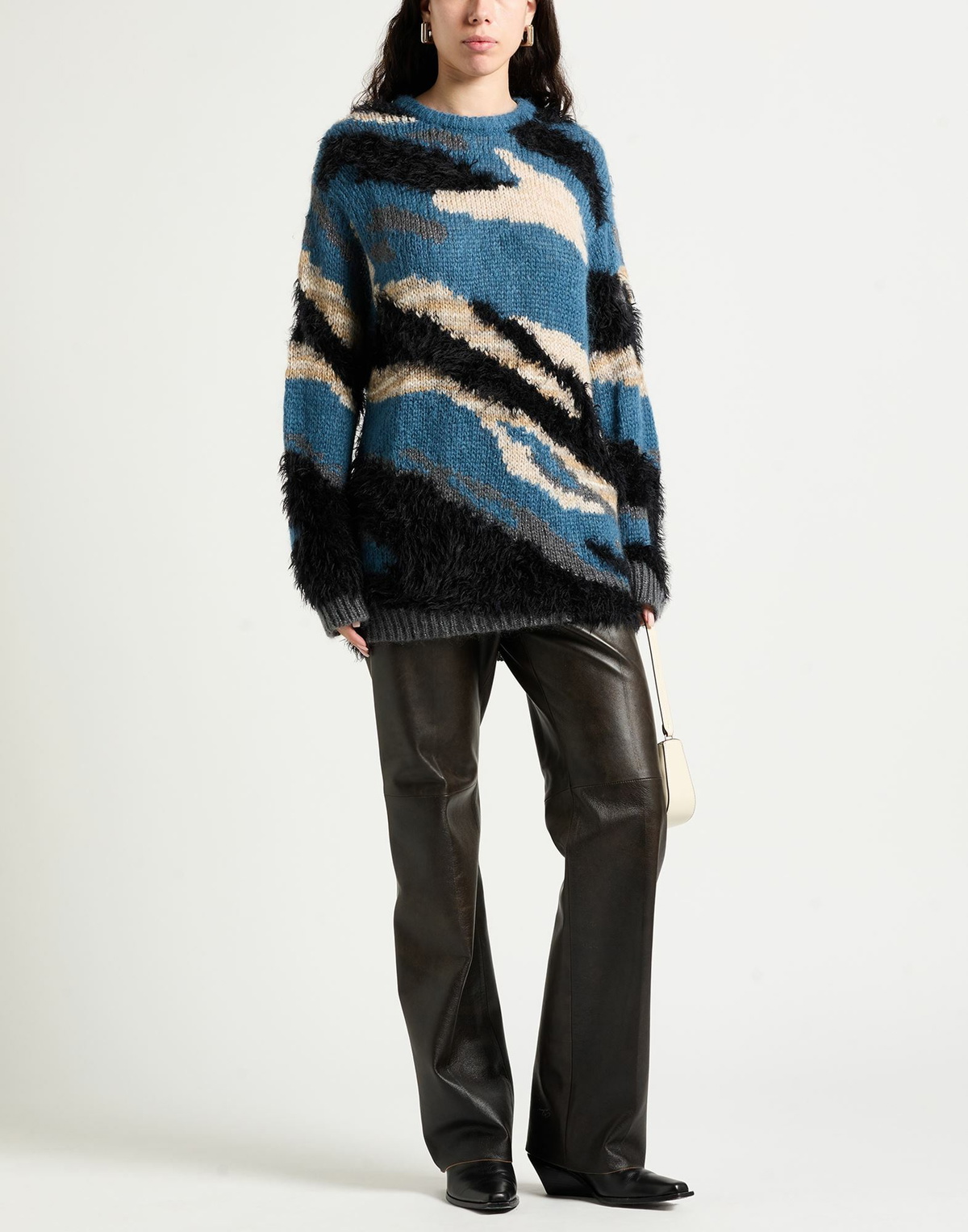 Koché Womens Sweater Slate in Blue