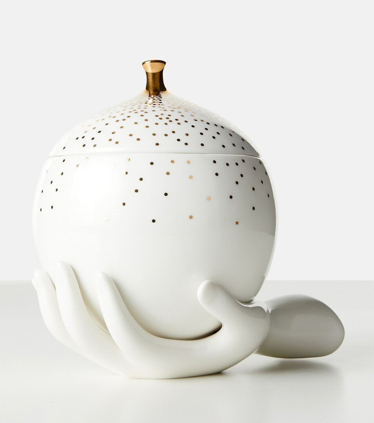 Jonathan Adler Gilded Eve porcelain container