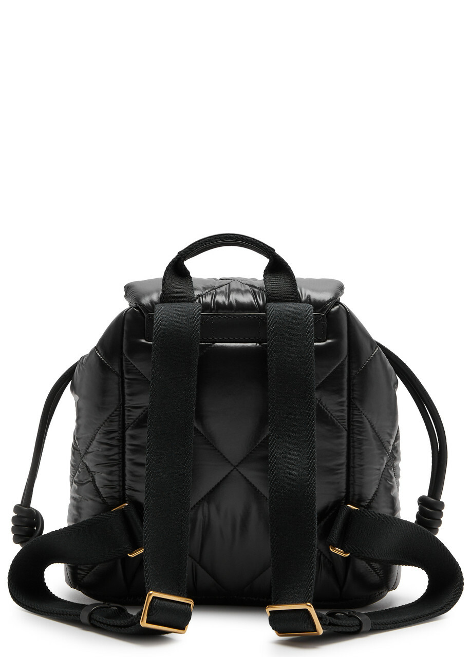Moncler Quilted Shell Backpack - Black - One Size