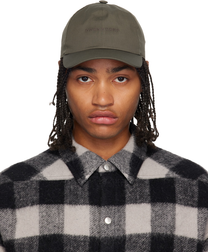 Photo: Rick Owens Khaki Concordians Owenscorp Embroidered Cap