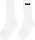 Jacquemus White 'Les Chaussettes À L'Envers' Socks