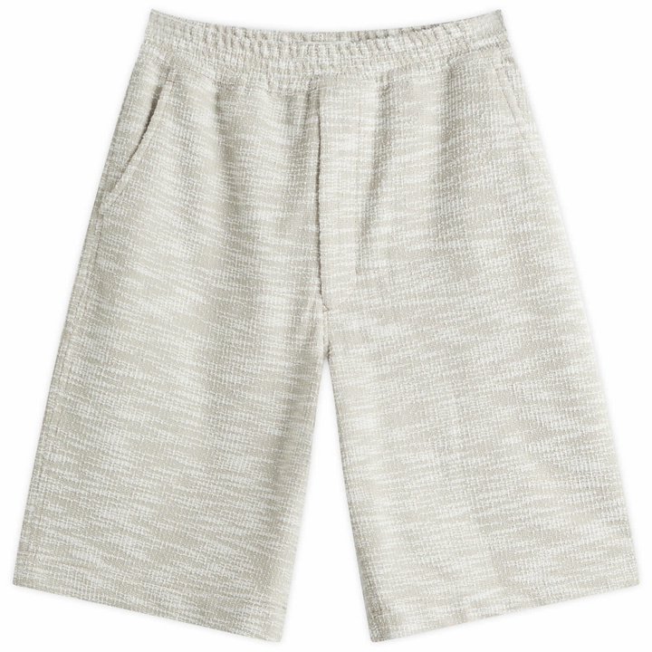 Photo: Merely Made Men's Jacquard Wide Shorts in Beige