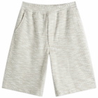 Merely Made Men's Jacquard Wide Shorts in Beige