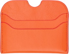 Acne Studios Orange Logo Stamp Card Holder
