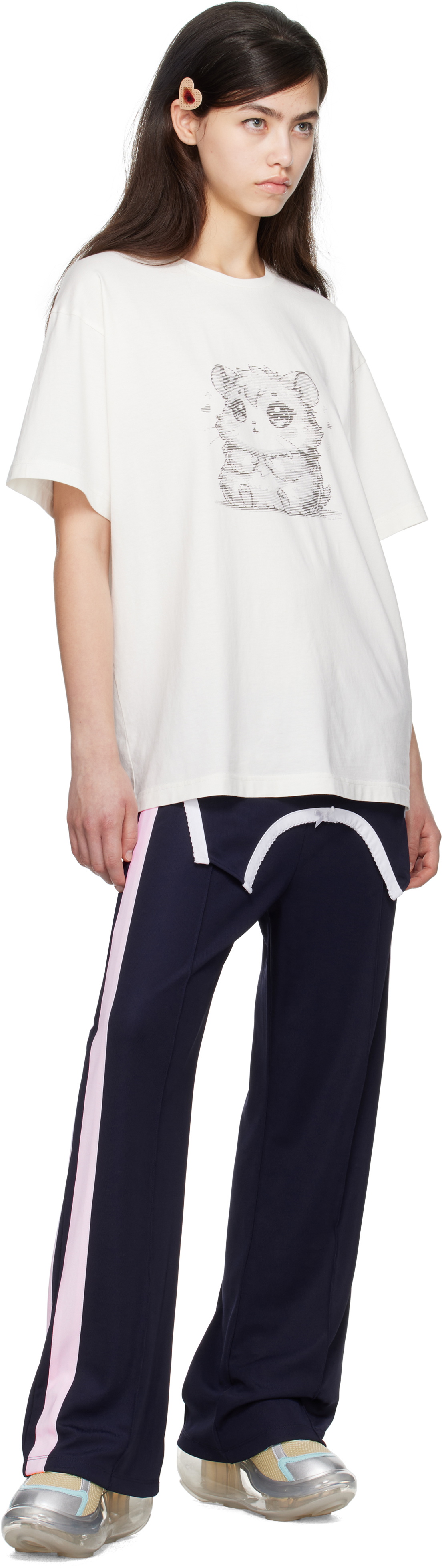 I'm Sorry by Petra Collins SSENSE Exclusive White JennyFax Edition Oversized T-shirt
