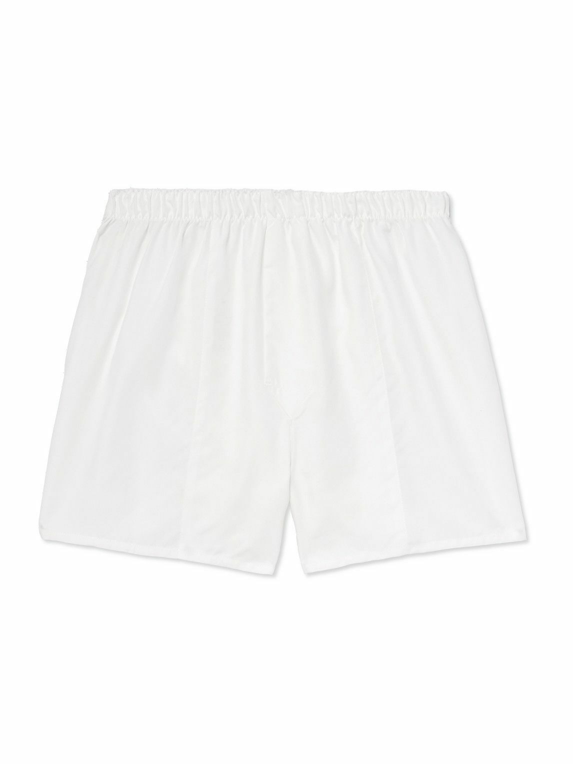 CDLP - TENCEL™ Lyocell-Poplin Boxer Shorts - White
