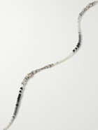 Paul Smith - Silver-Tone and Glass Beaded Necklace