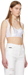 Dolce&Gabbana White Corset Top