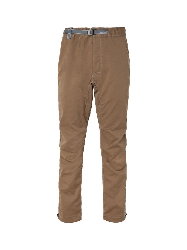 Photo: AND WANDER - Tapered Woven Trousers - Green
