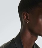 Mateo 14kt white gold single hoop earring