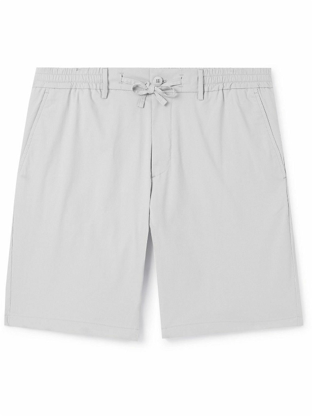 Photo: NN07 - Cotton-Blend Twill Shorts - Gray