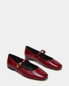Steve Madden Lolli Flats in Burgundy Patent
