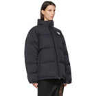 VETEMENTS Black Down Limited Edition Logo Puffer Jacket
