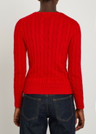 Polo Ralph Lauren Cable-knit Cotton Jumper Red