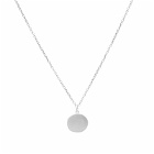 Serge DeNimes Men's Minimal Hallmark Necklace in Sterling Silver